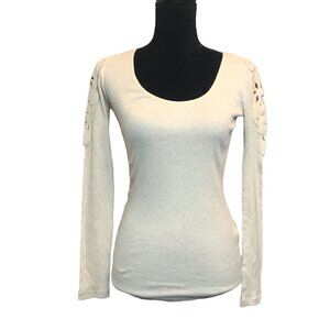New Look Central Women's Long Sleeve Pullover in Cream - Size M (EU38)